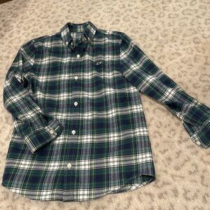 Vineyard Vines boys flannel plaid shirt